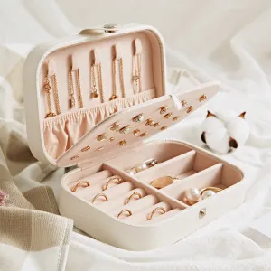 Korean style fresh and simple girl earrings plate jewelry box