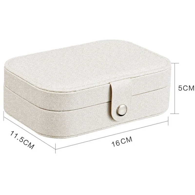 Korean style fresh and simple girl earrings plate jewelry box