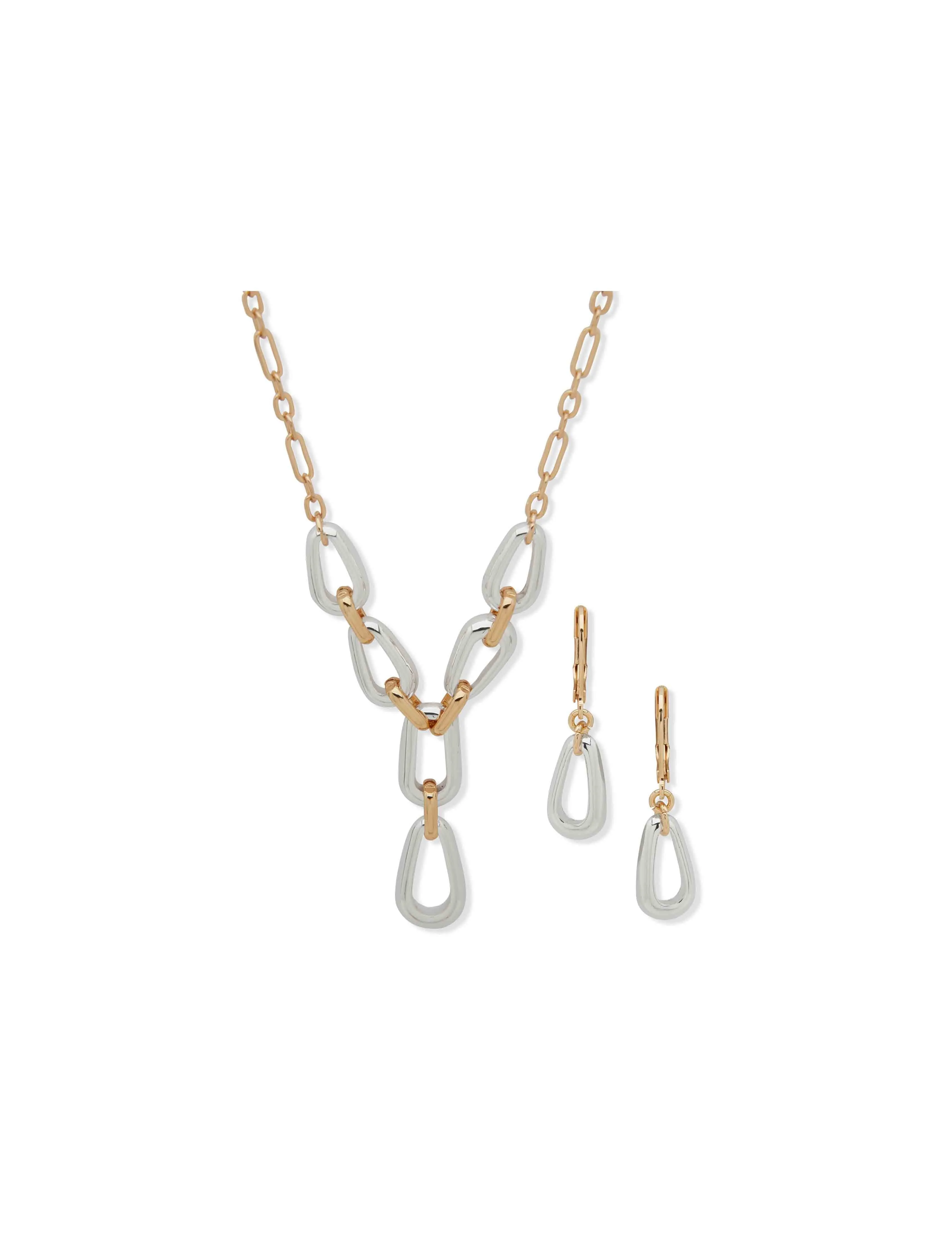 Lariat Necklace/Earring Set