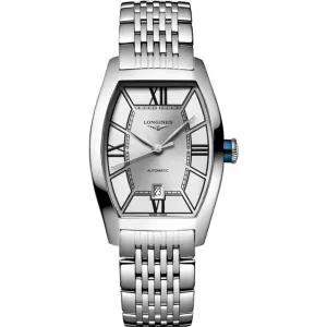 Longines Men's Watch - Evidenza Automatic Silver Tone Dial Steel Bracelet | L21424766