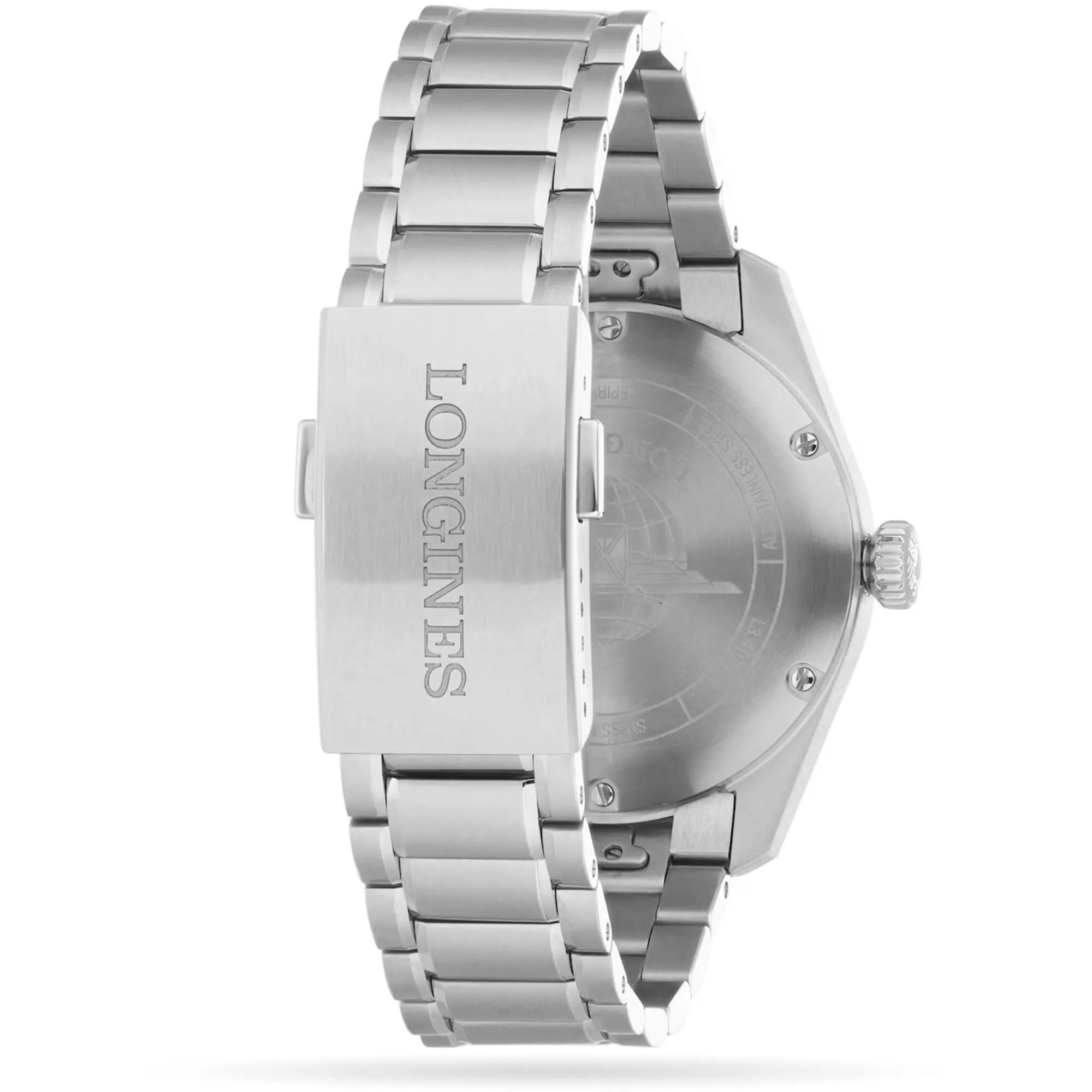 Longines Unisex Watch - Spirit Chronometer Champagne Dial Steel Bracelet | L34104636