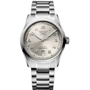 Longines Unisex Watch - Spirit Chronometer Champagne Dial Steel Bracelet | L34104636