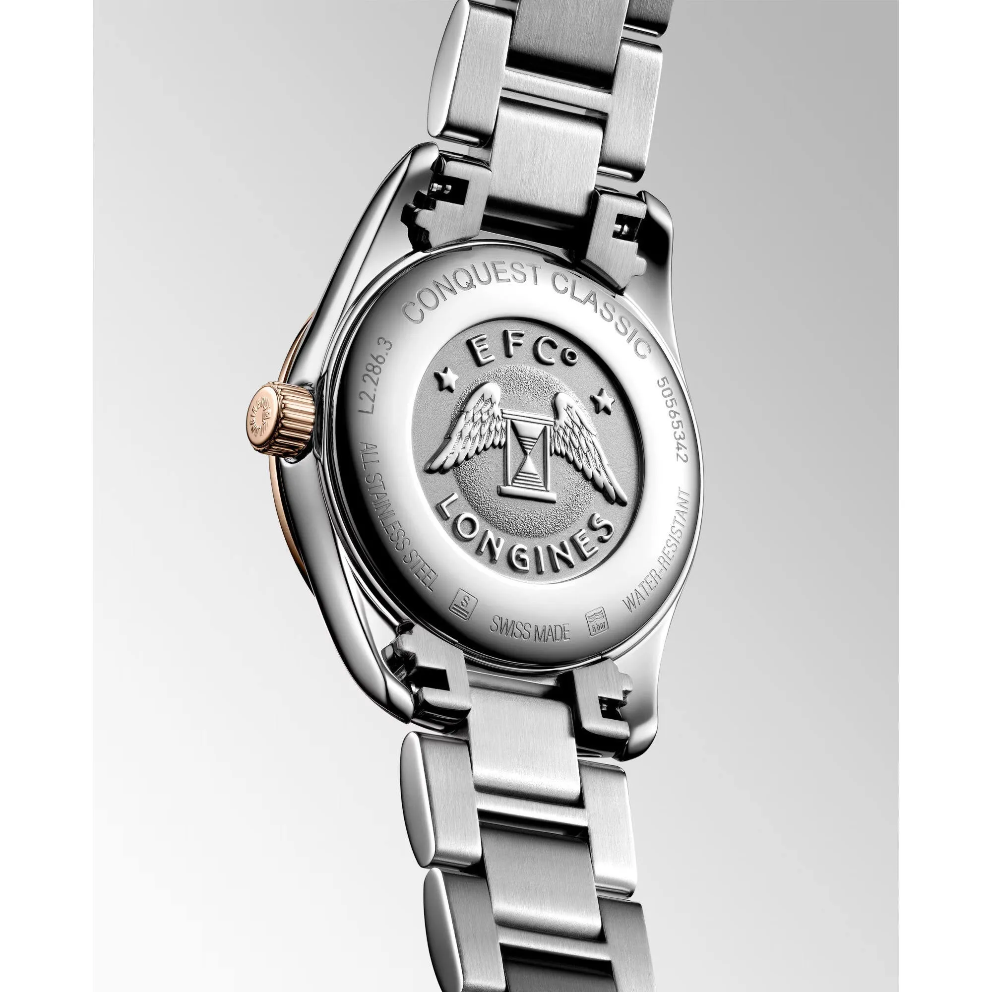 Longines Women's Quartz Watch - Conquest Classic Blue Dial Bracelet | L22863927