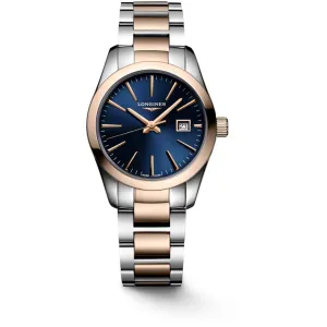 Longines Women's Quartz Watch - Conquest Classic Blue Dial Bracelet | L22863927