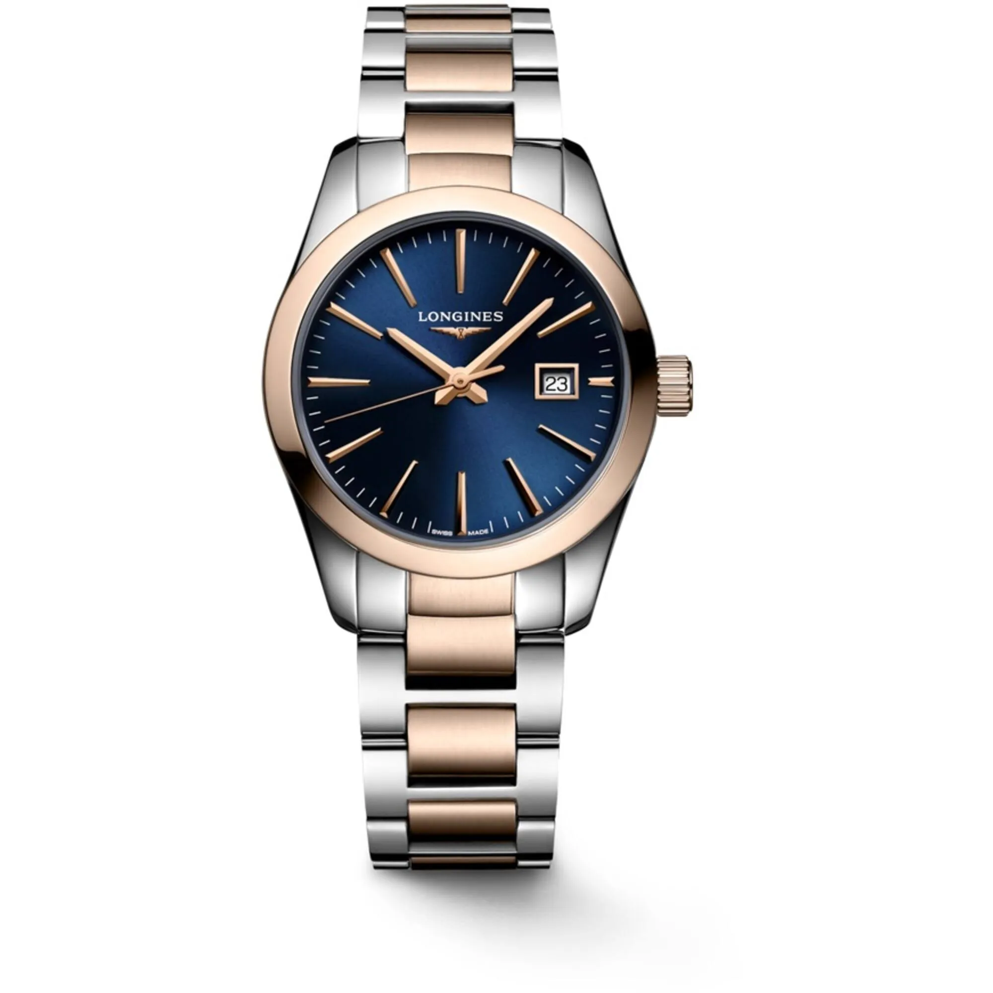 Longines Women's Quartz Watch - Conquest Classic Blue Dial Bracelet | L22863927