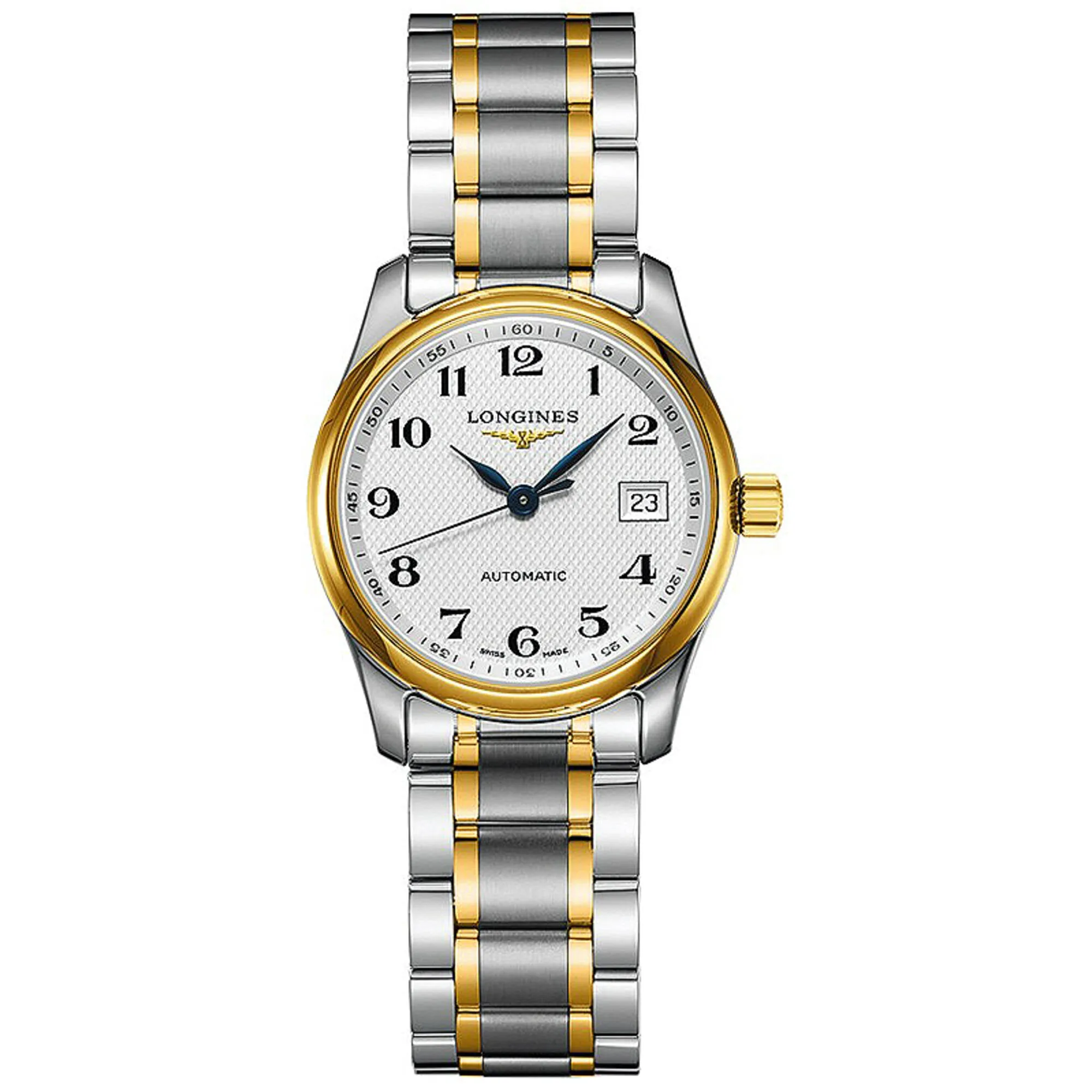 Longines Women's Watch - Master Automatic Silver Tone Dial TT Bracelet | L22575787