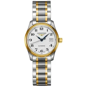 Longines Women's Watch - Master Automatic Silver Tone Dial TT Bracelet | L22575787