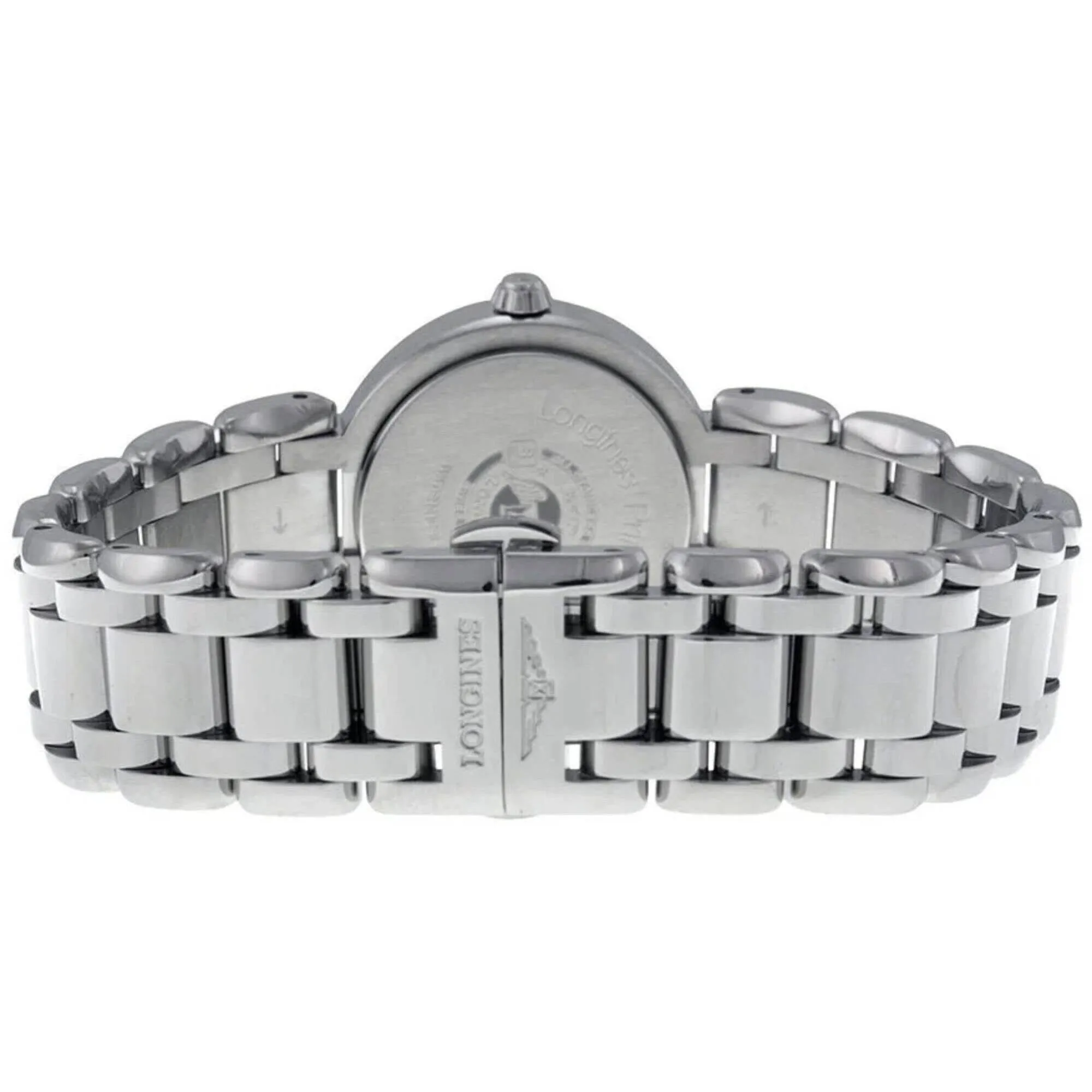 Longines Women's Watch - Primaluna Automatic White Dial Silver Bracelet | L81114166