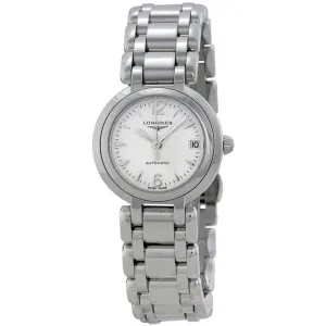 Longines Women's Watch - Primaluna Automatic White Dial Silver Bracelet | L81114166