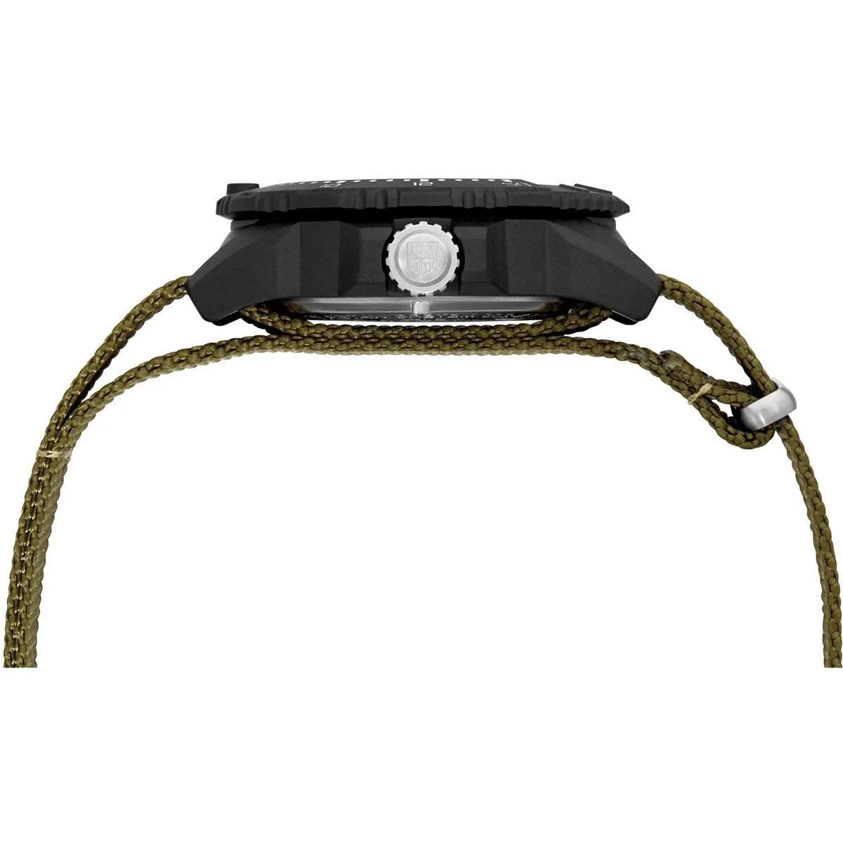 Luminox Men's Quartz Watch - Navy Seal 3600 Series Green Dial Strap Dive | 3617