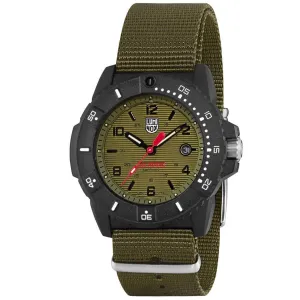 Luminox Men's Quartz Watch - Navy Seal 3600 Series Green Dial Strap Dive | 3617