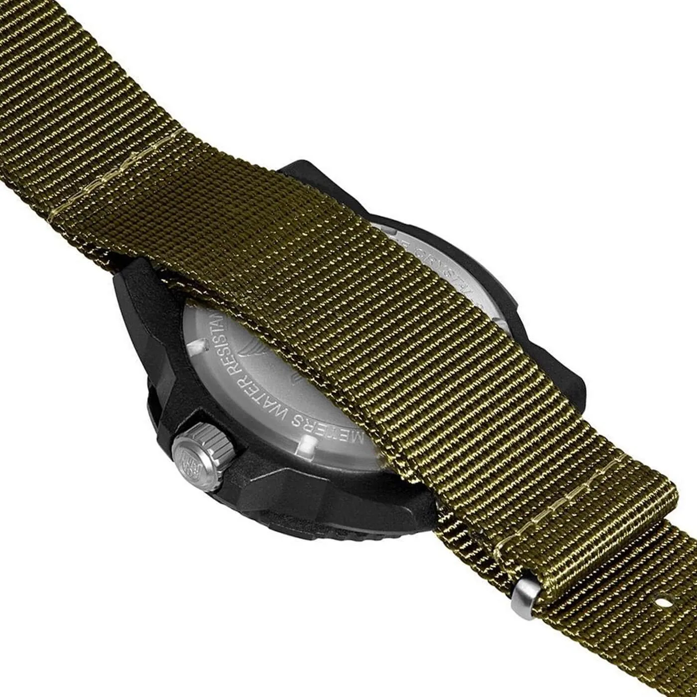 Luminox Men's Quartz Watch - Navy Seal 3600 Series Green Dial Strap Dive | 3617