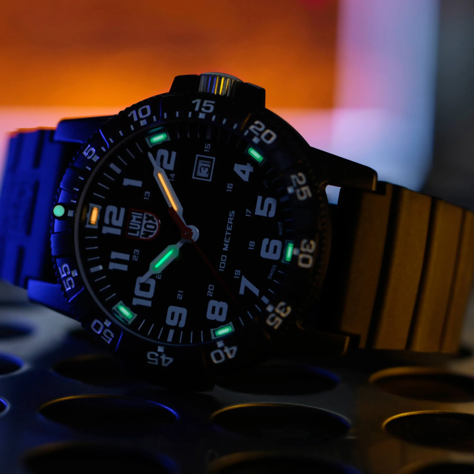 Luminox Sea Turtle Giant Men's Black Dial Watch Set | XS.0321.Z.SET