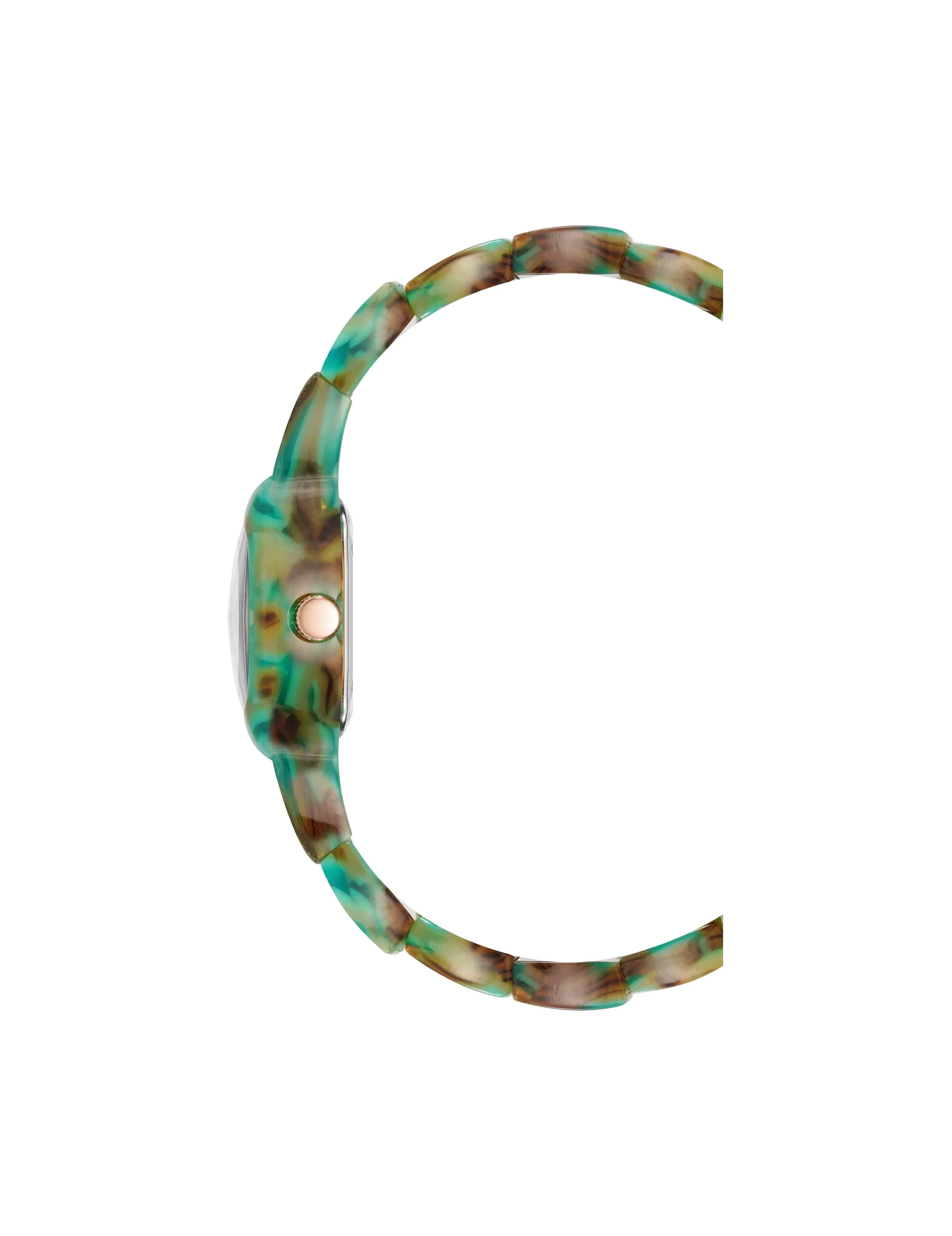 Marbleized Acetate Expansion Band Watch