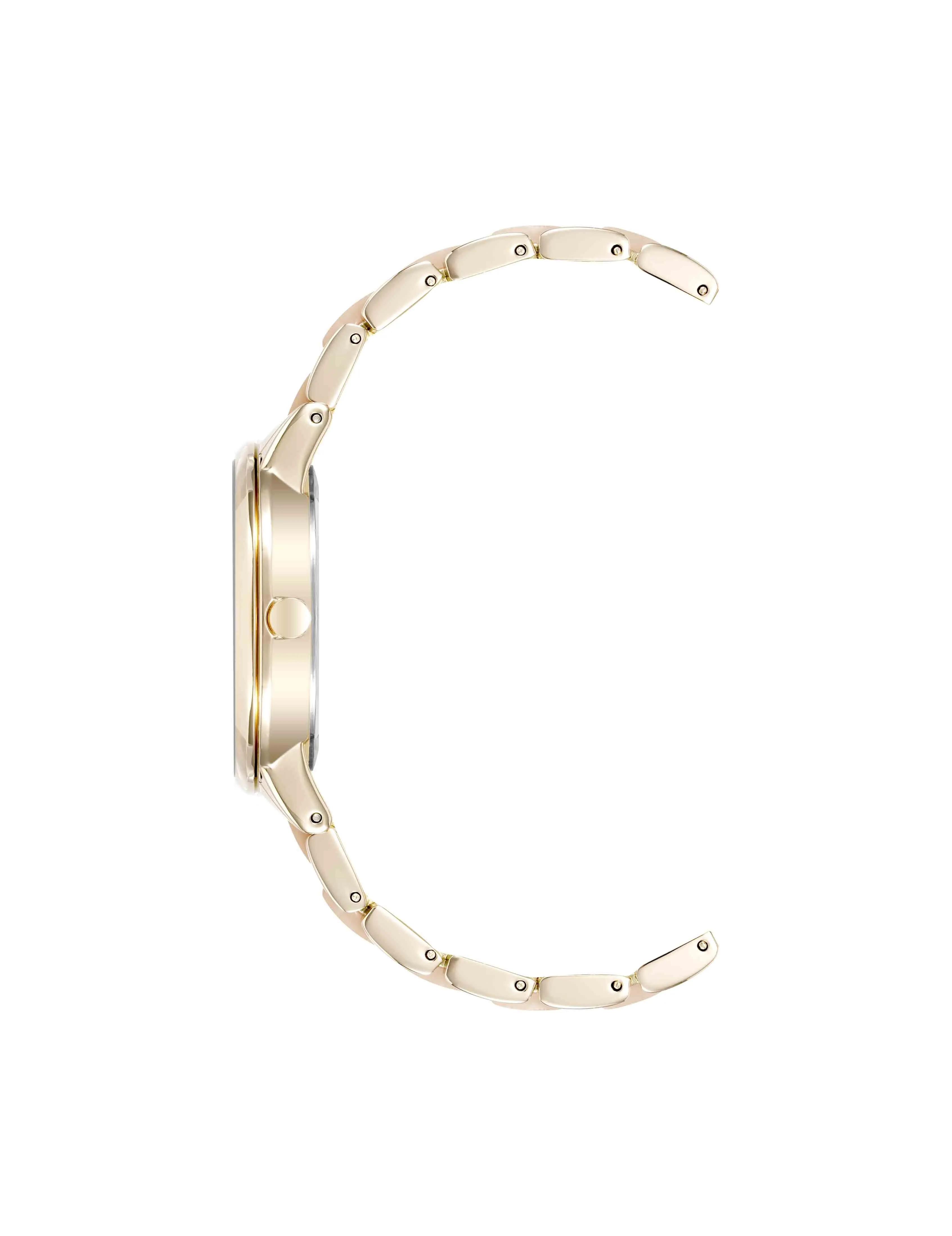 Marbleized Resin Bracelet Watch