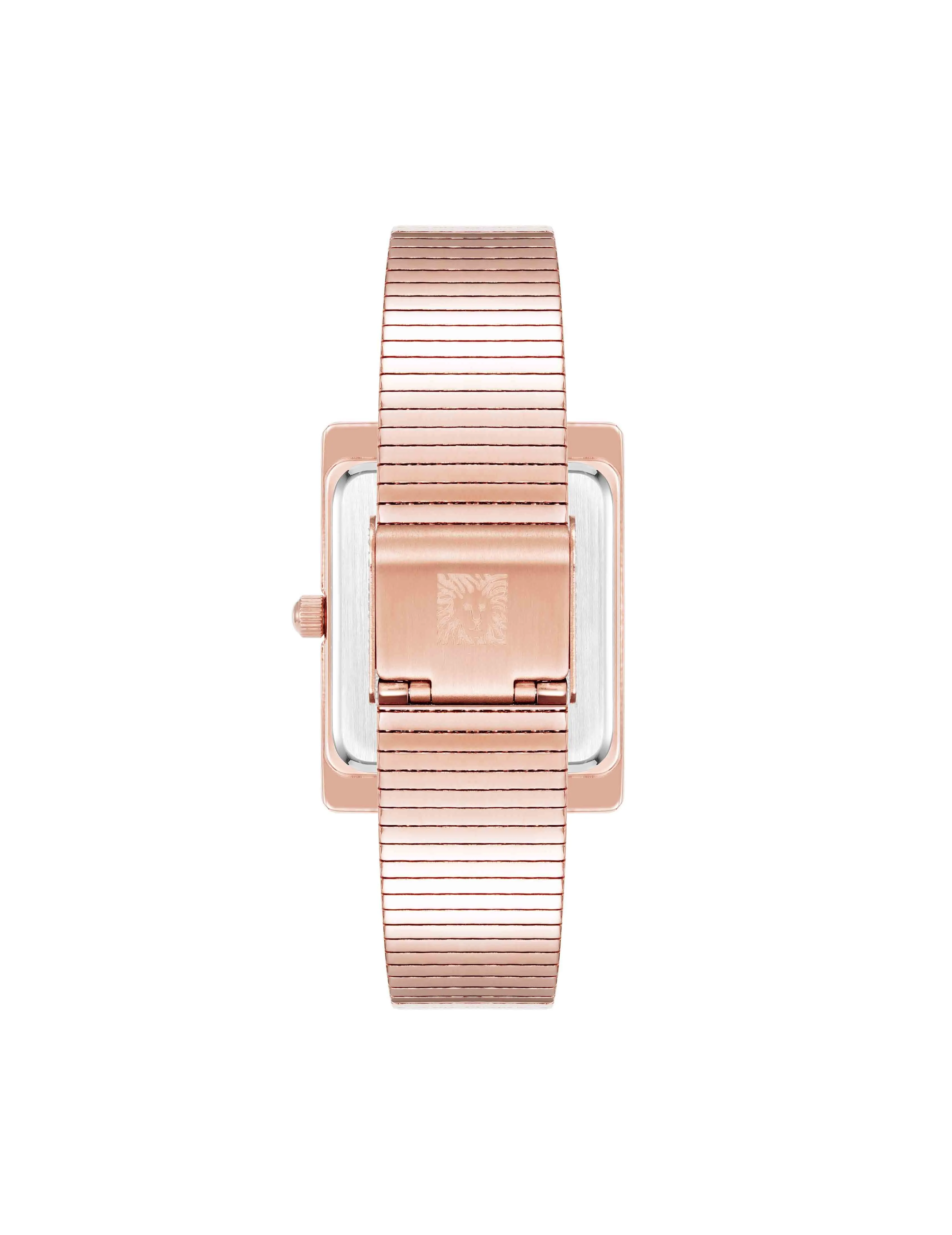 Modern Rectangular Stainless Steel Bracelet Watch