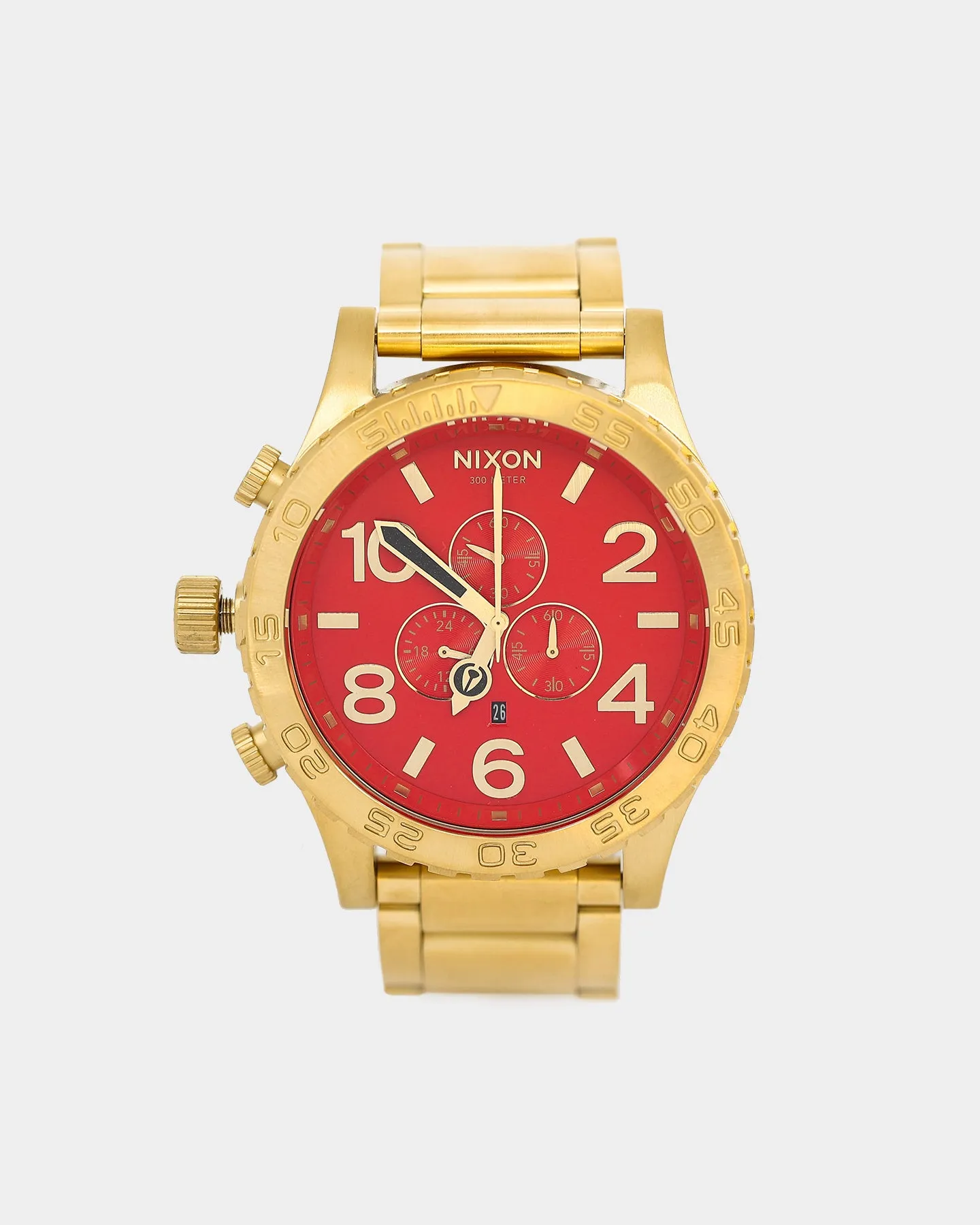 Nixon Men's 51-30 Chrono Gold/Red
