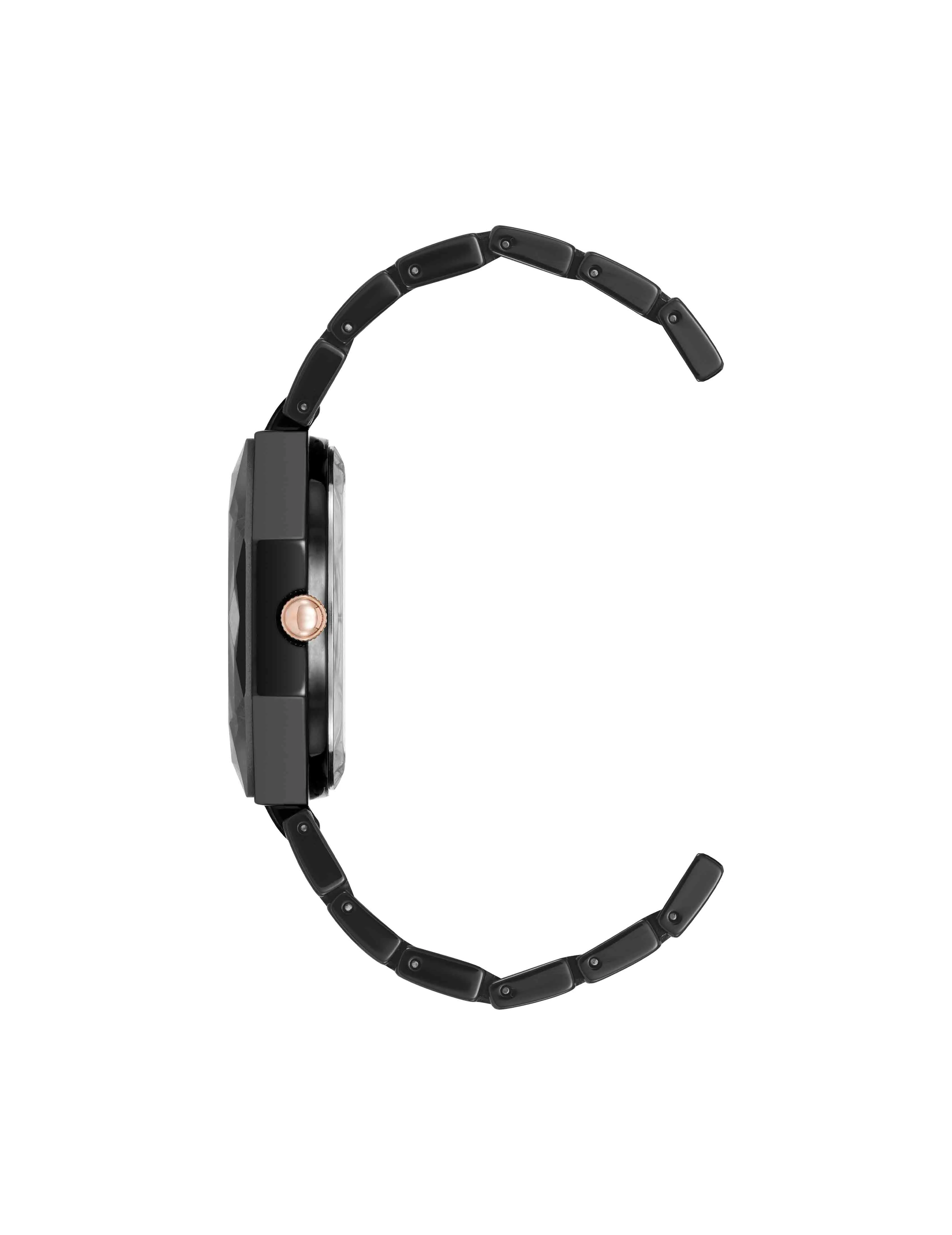 Octagonal Ceramic Diamond Dial Bracelet Watch