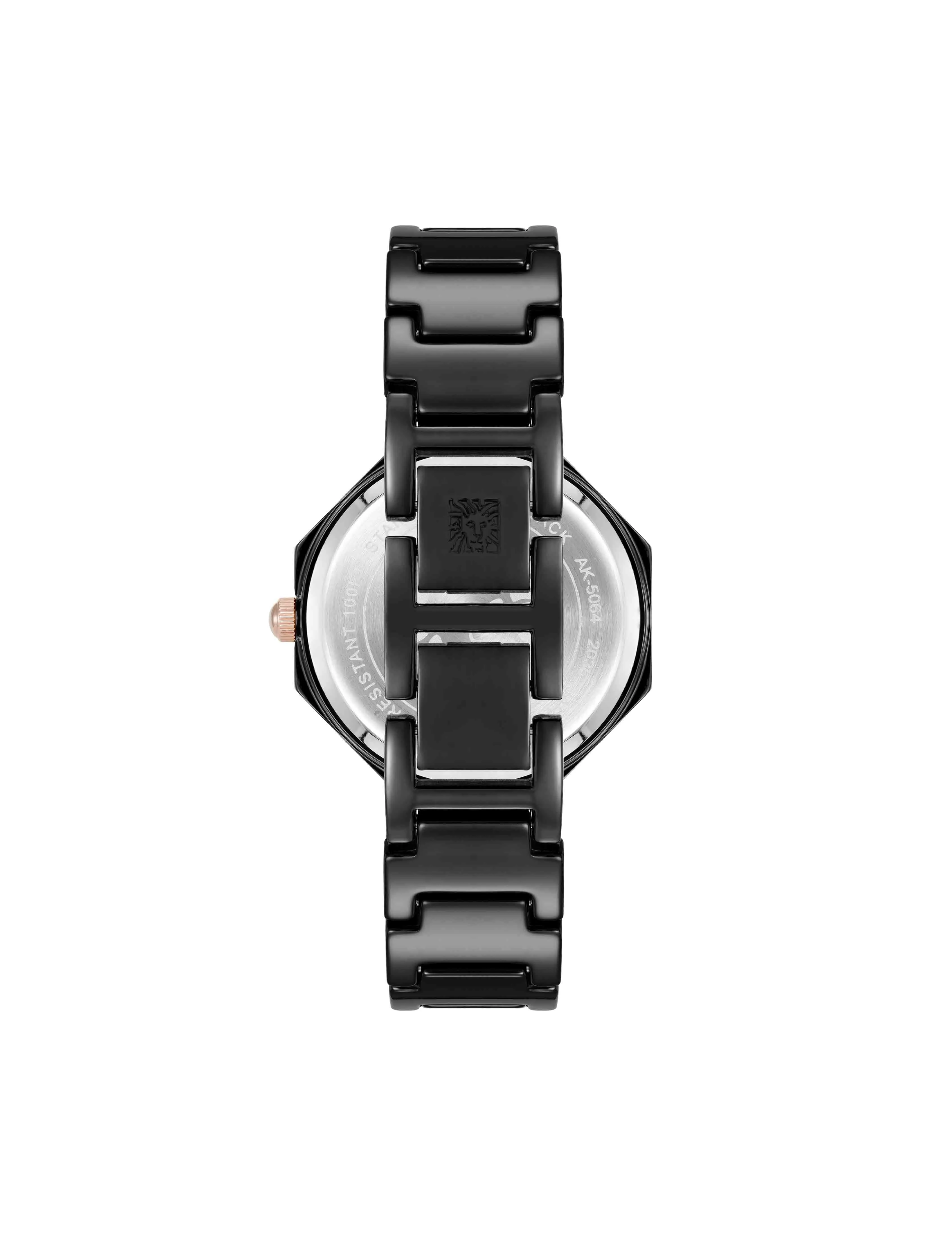 Octagonal Ceramic Diamond Dial Bracelet Watch