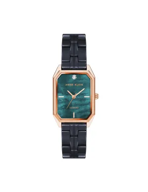 Octagonal Ceramic Diamond Dial Watch
