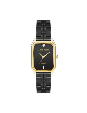 Octagonal Ceramic Diamond Dial Watch