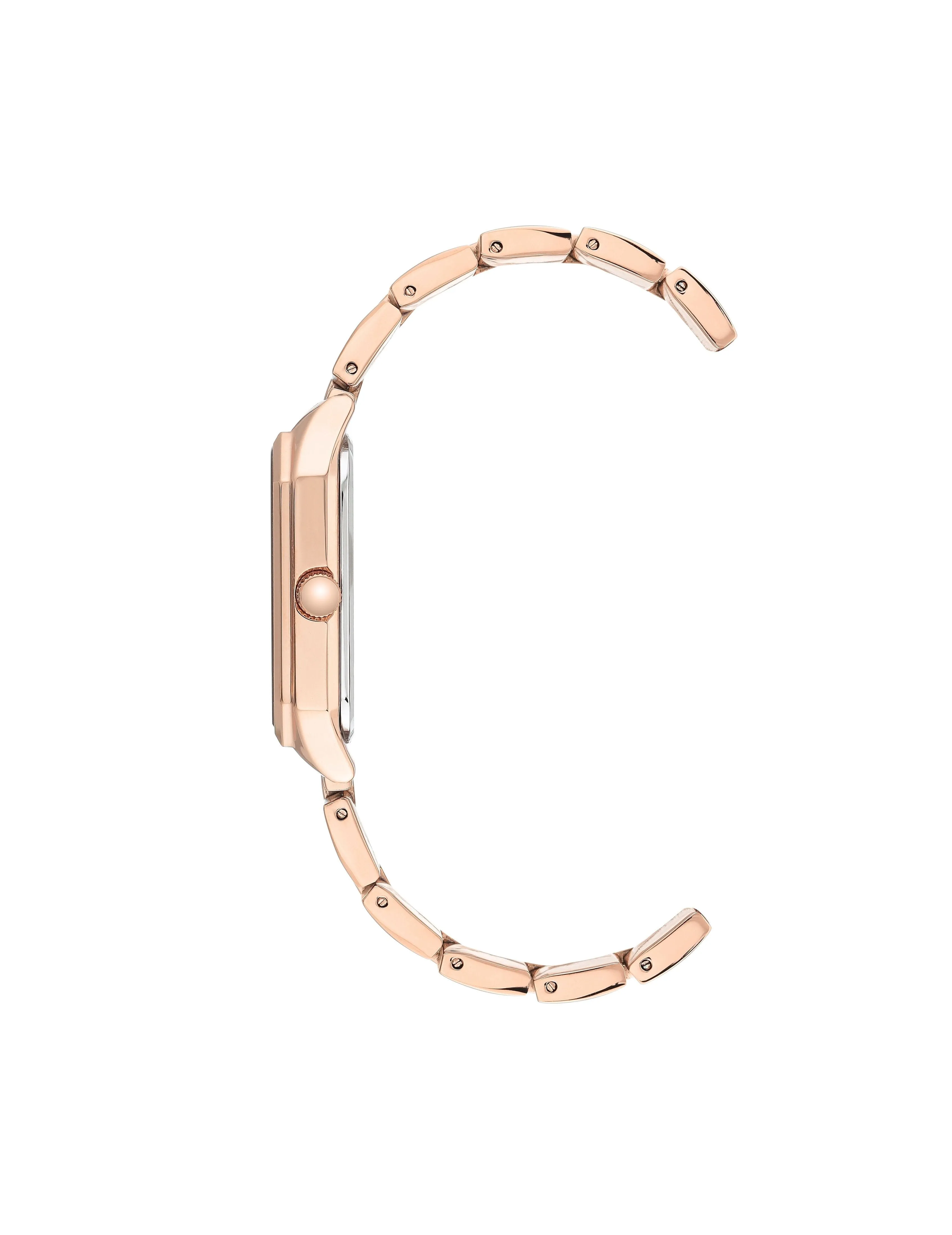 Octagonal Shaped Metal Bracelet Watch