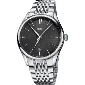 Oris Men's Watch - Artelier Automatic Grey Dial Bracelet | 01 733 7721 4053-07 8 21 79