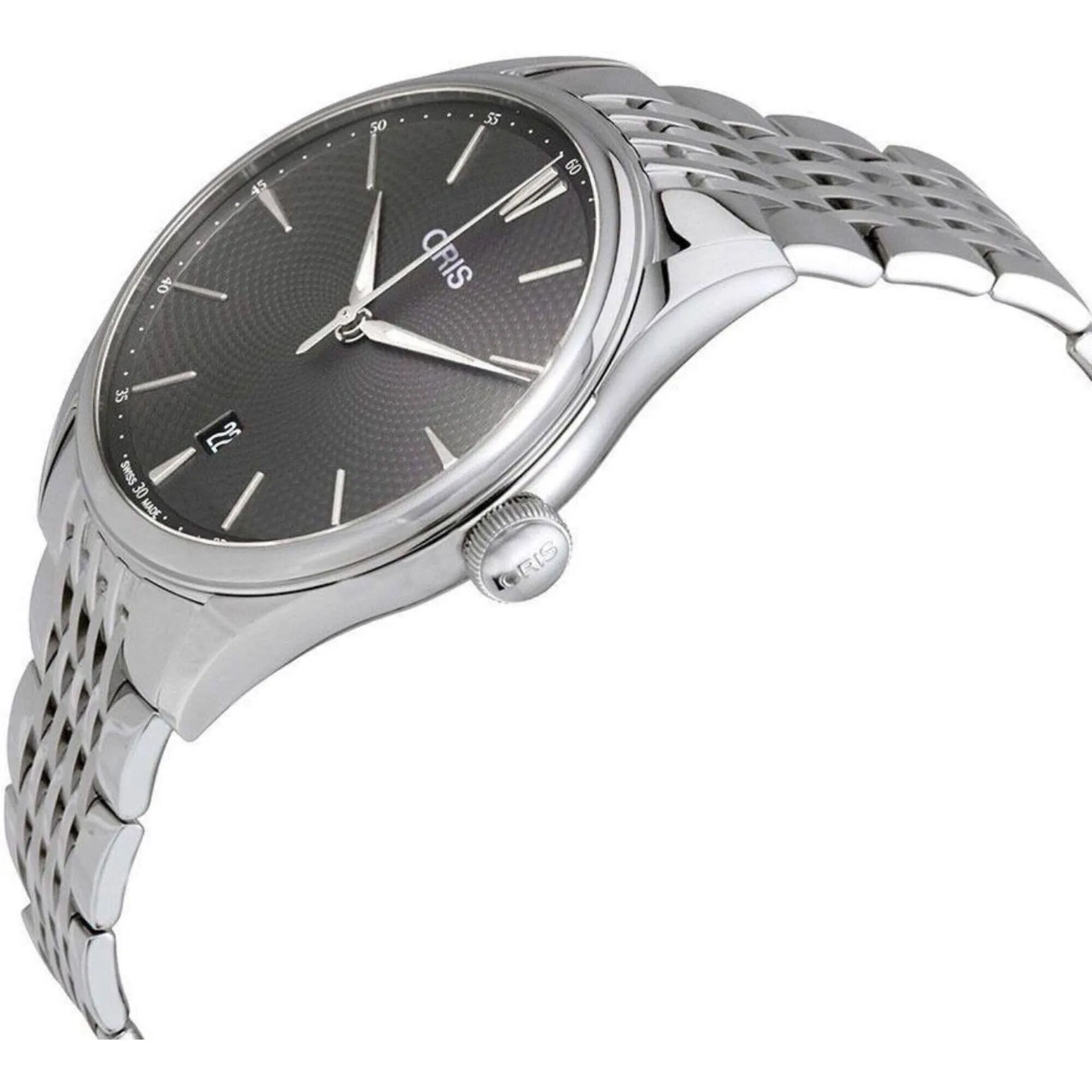 Oris Men's Watch - Artelier Automatic Grey Dial Bracelet | 01 733 7721 4053-07 8 21 79