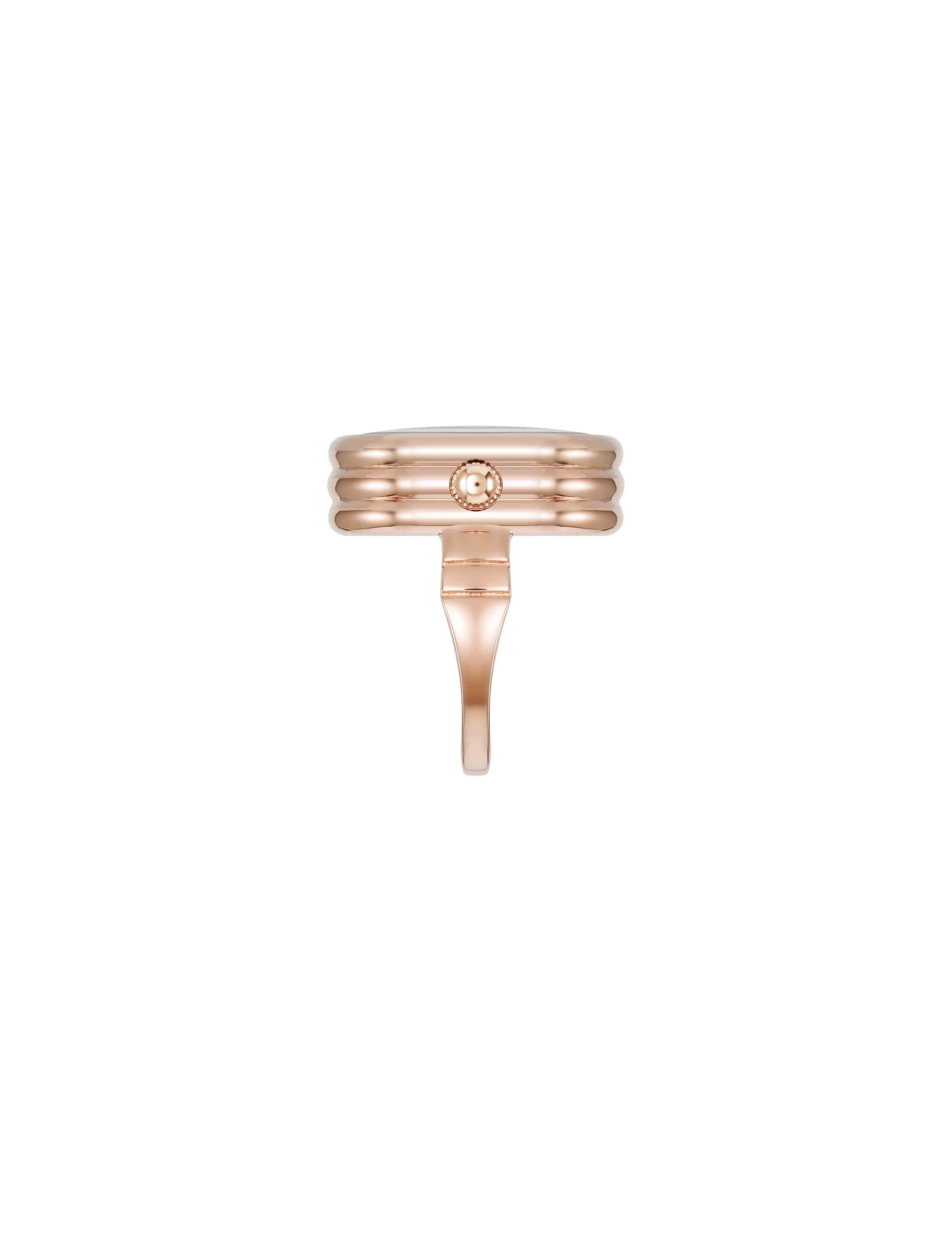 Oval Gemstone Ring Watch