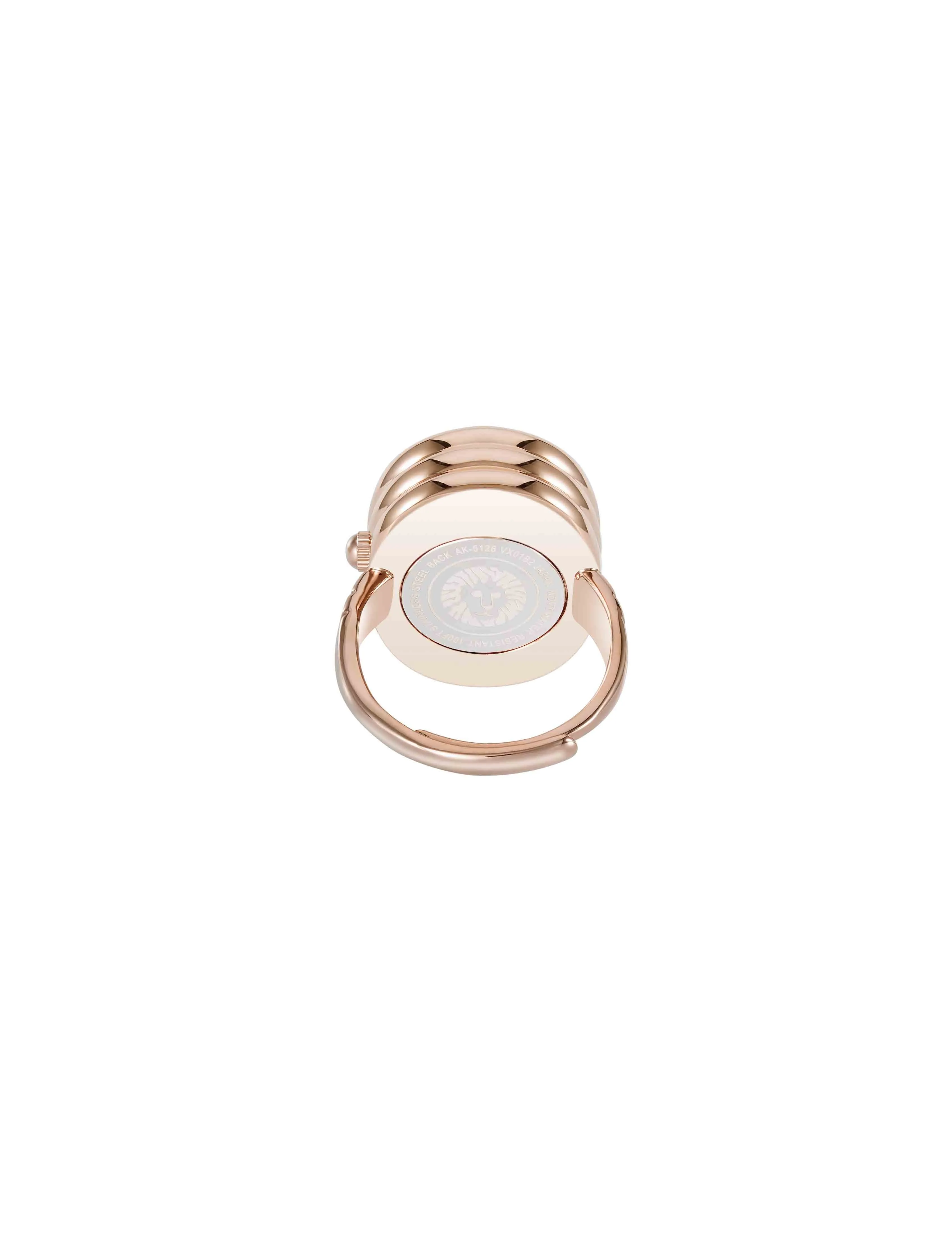 Oval Gemstone Ring Watch
