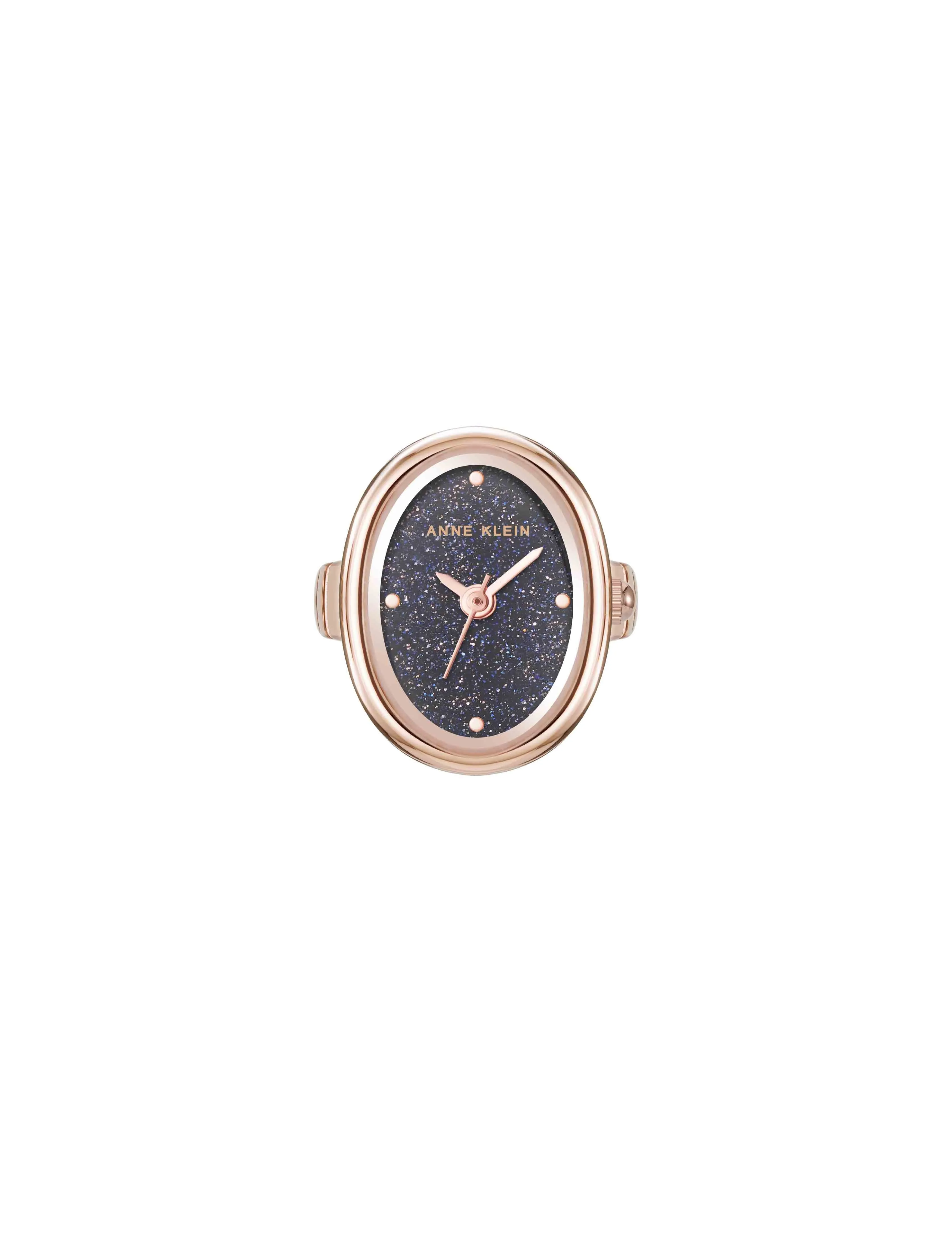 Oval Gemstone Ring Watch