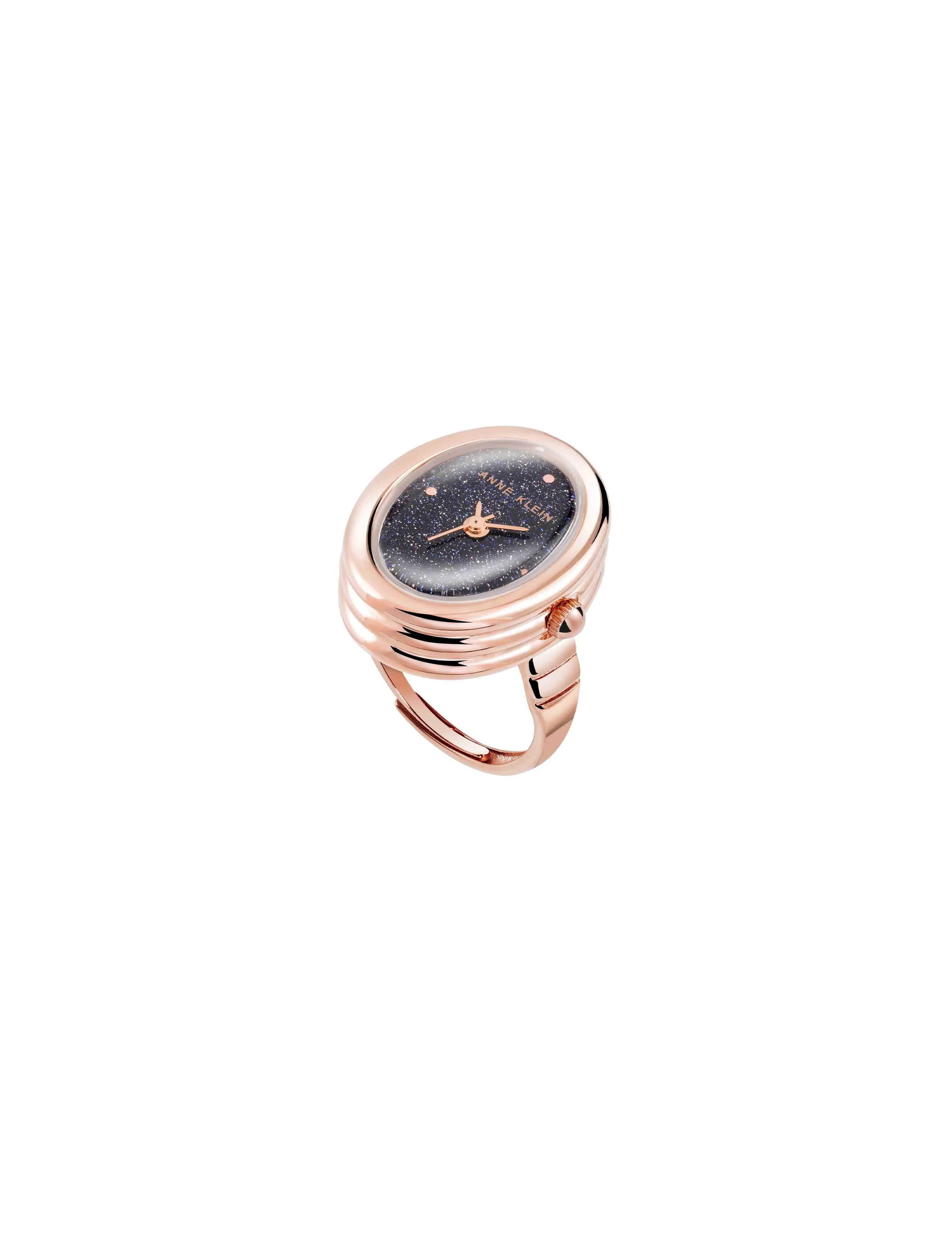 Oval Gemstone Ring Watch