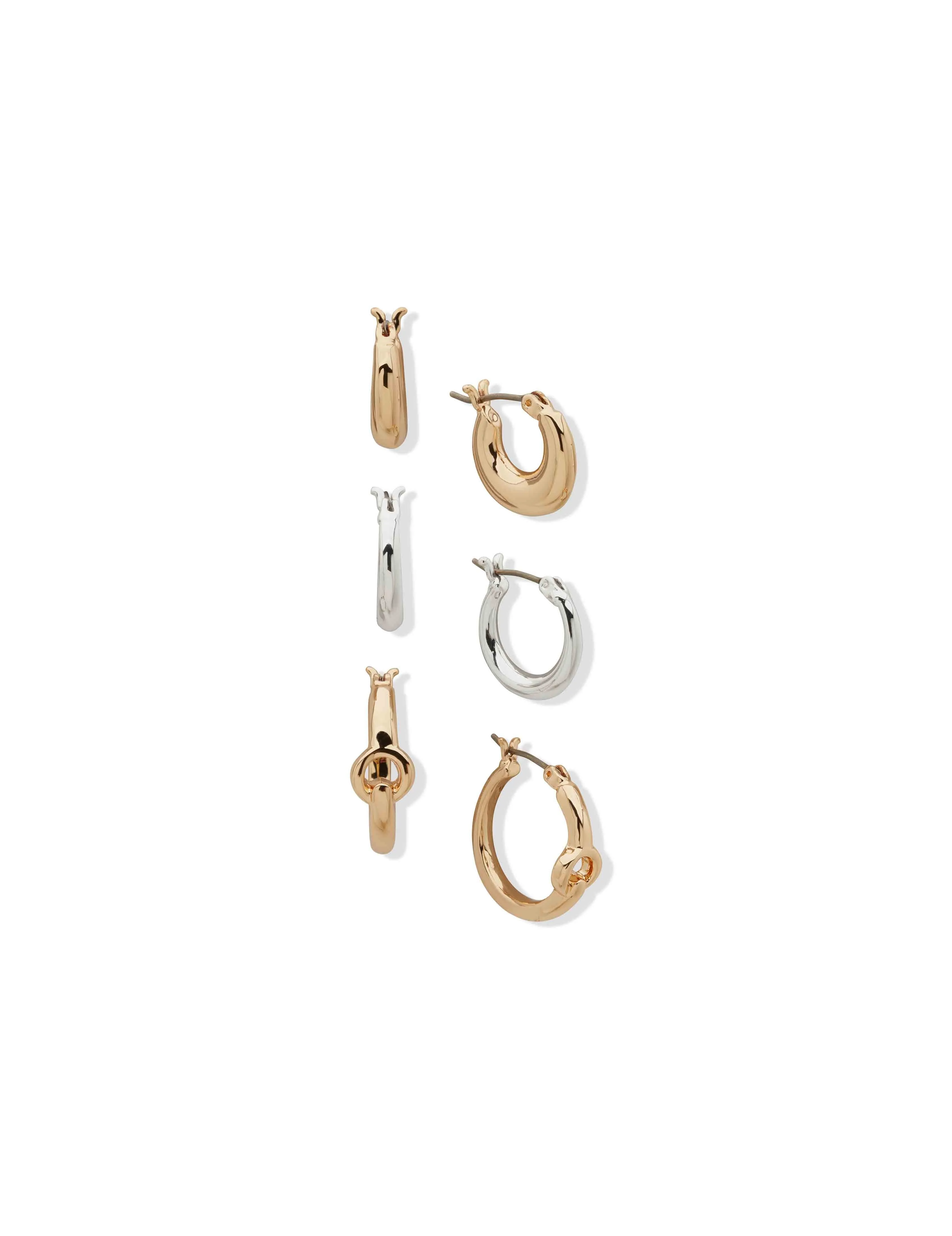 Oval Hoop Trio Set