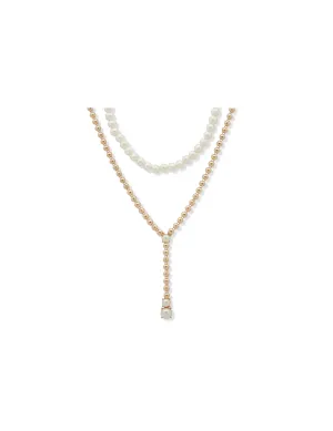 Pearled Dome Lariat