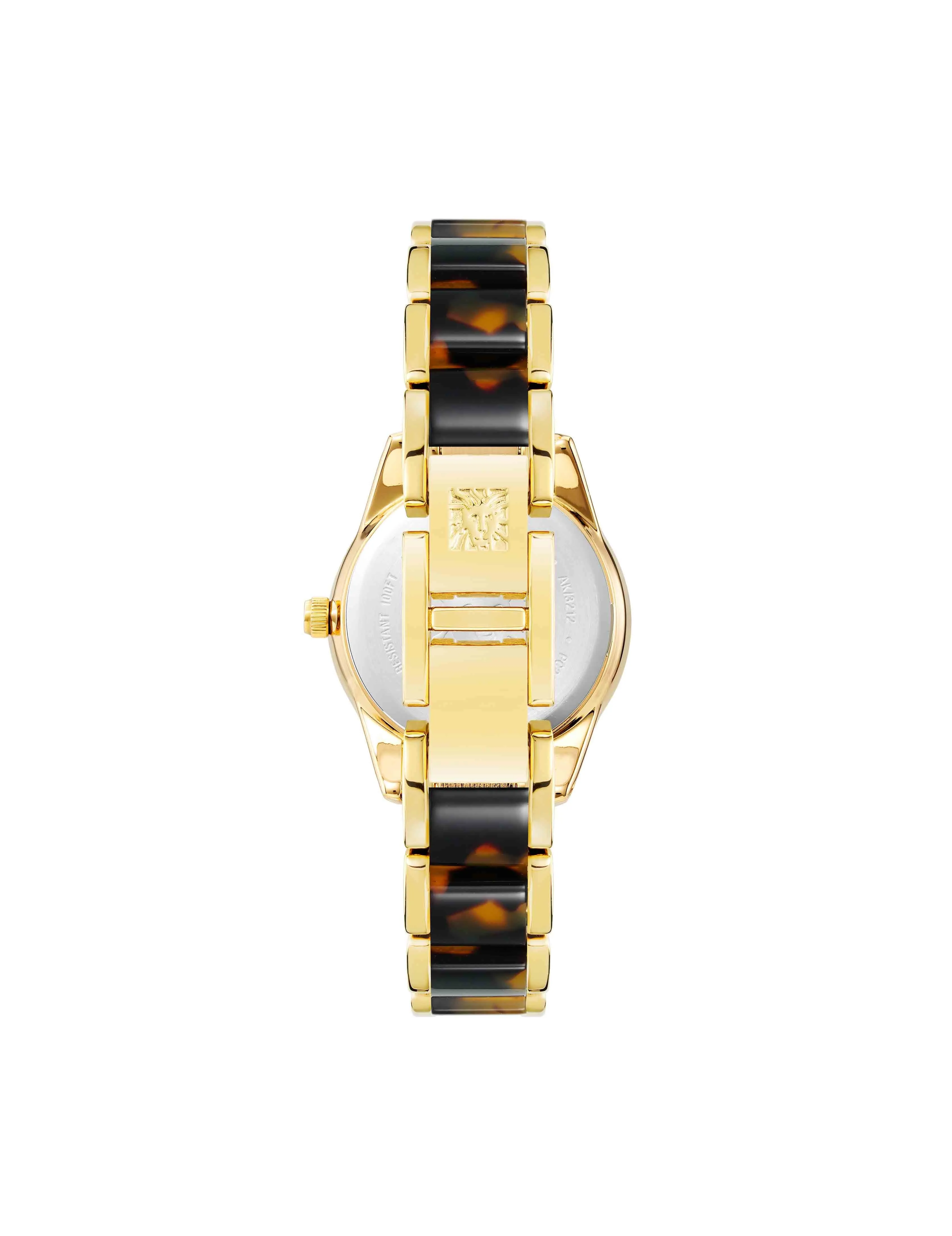 Pearlescent Acetate Link Bracelet Watch