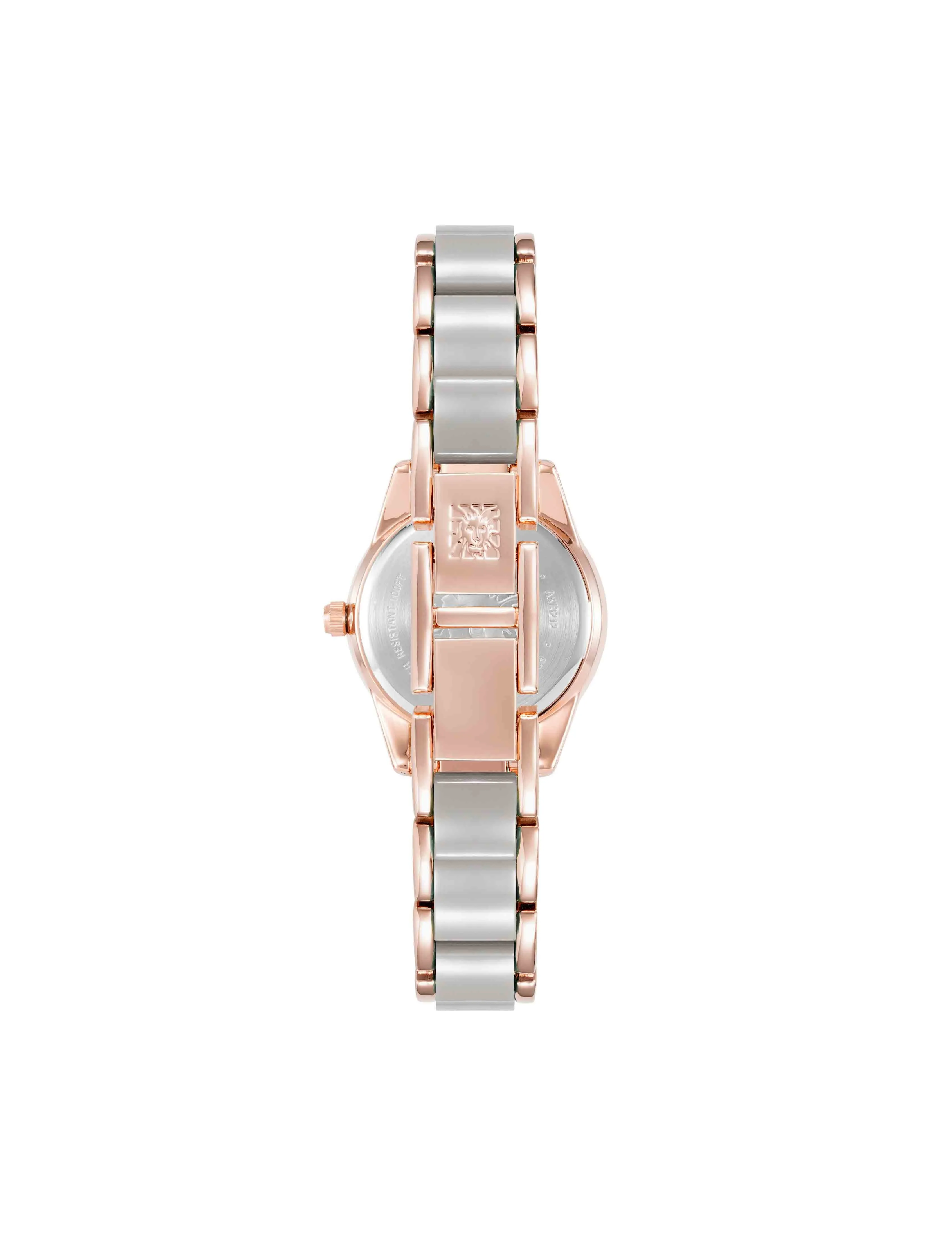 Pearlescent Acetate Link Bracelet Watch