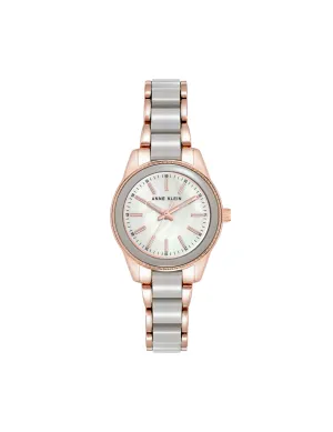 Pearlescent Acetate Link Bracelet Watch