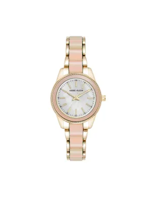 Pearlescent Acetate Link Bracelet Watch