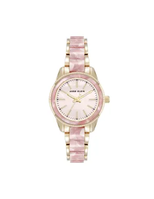 Pearlescent Acetate Link Bracelet Watch