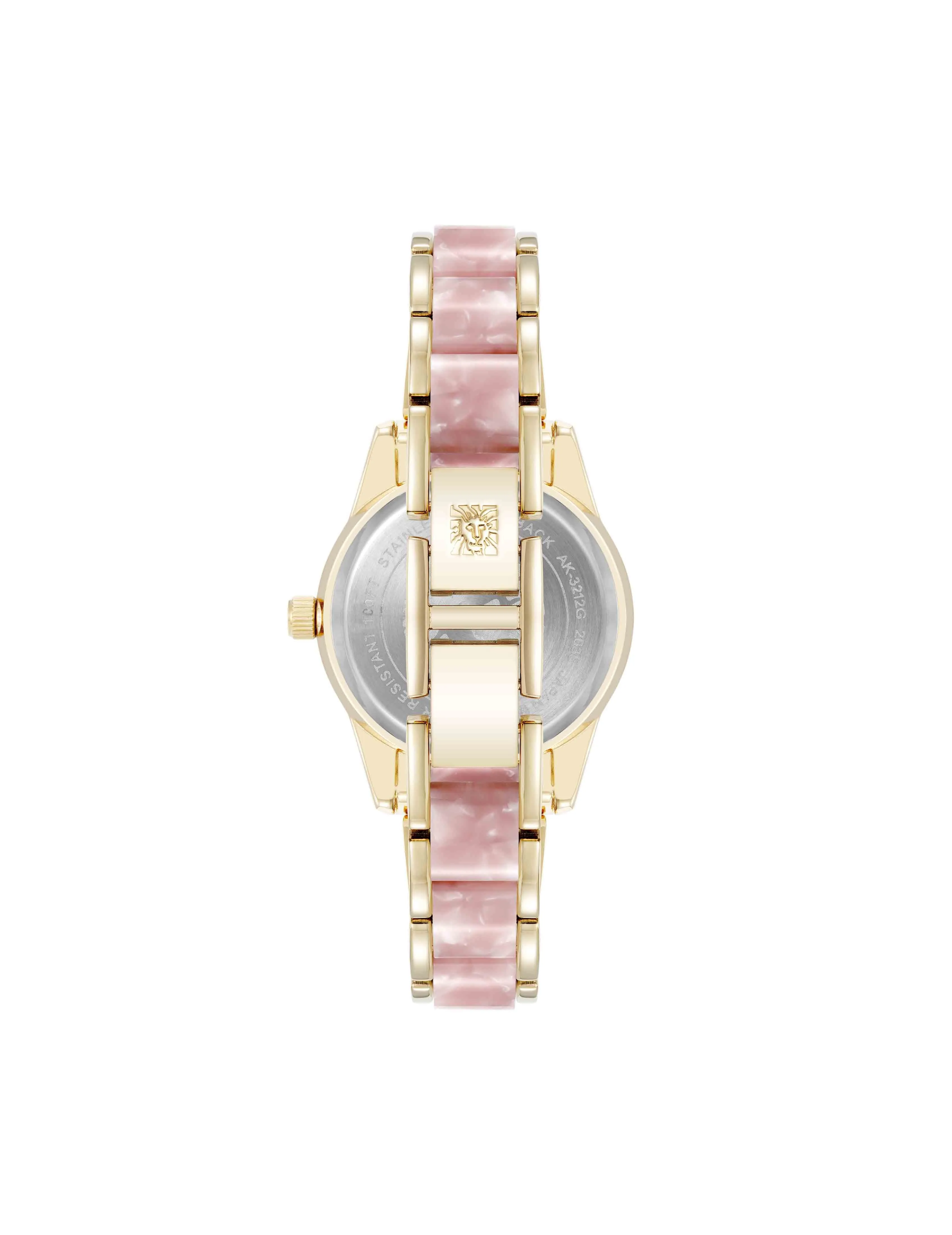 Pearlescent Acetate Link Bracelet Watch