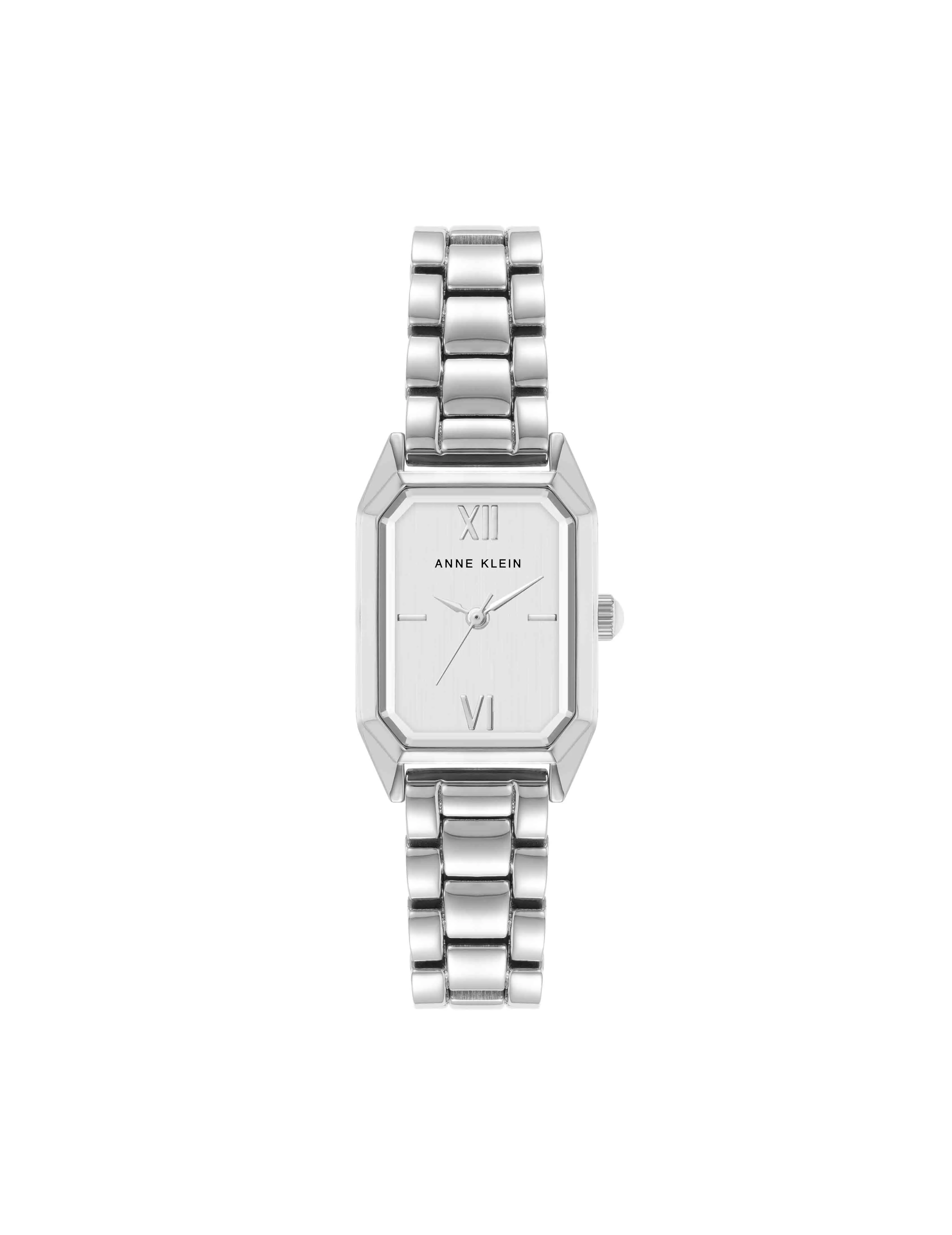 Petite Octagonal Shaped Metal Bracelet Watch