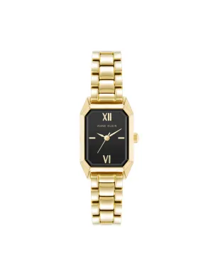 Petite Octagonal Shaped Metal Bracelet Watch