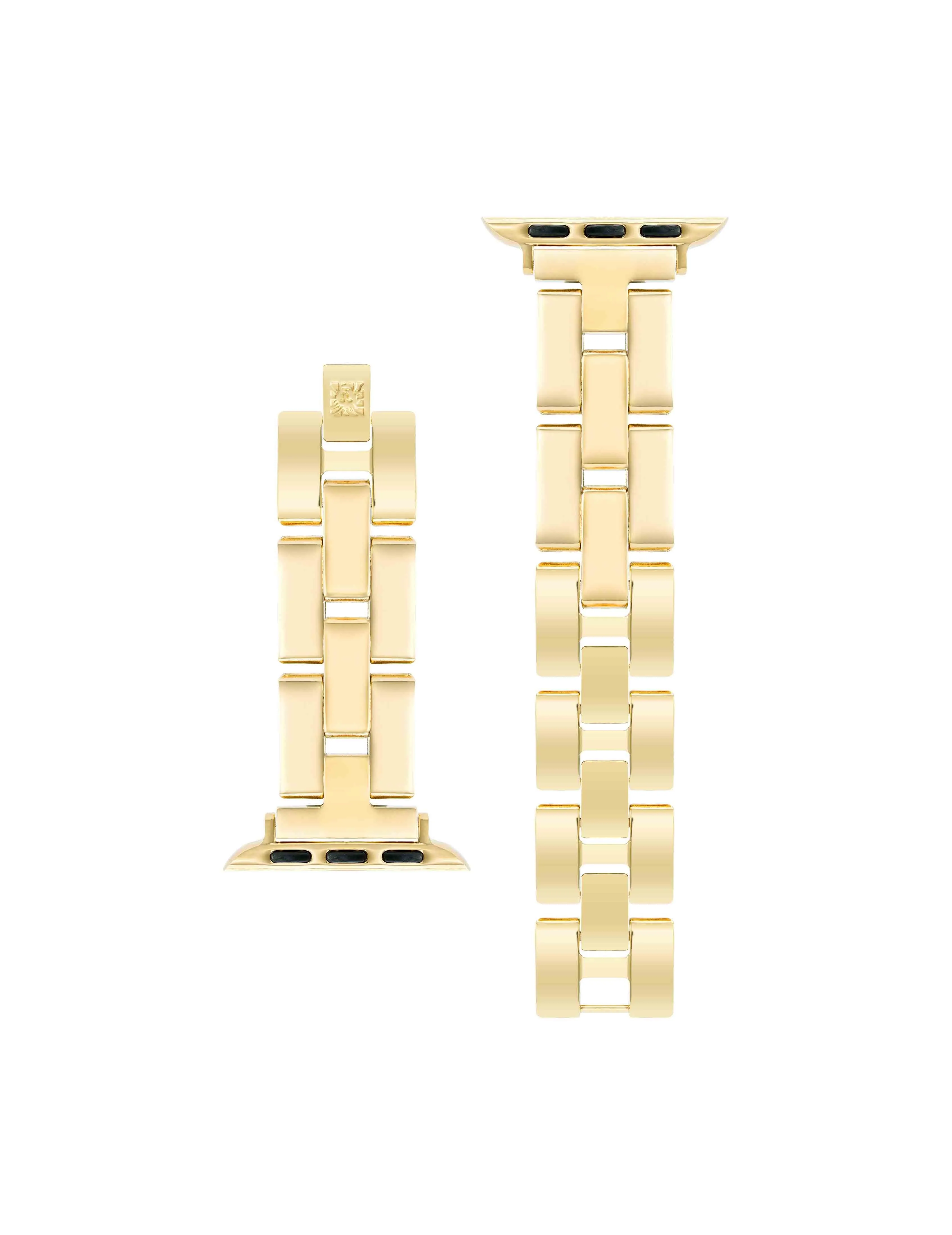 Polished Metal Link Bracelet  Band for Apple Watch®