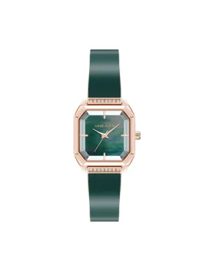 Premium Crystal Square Bangle Watch