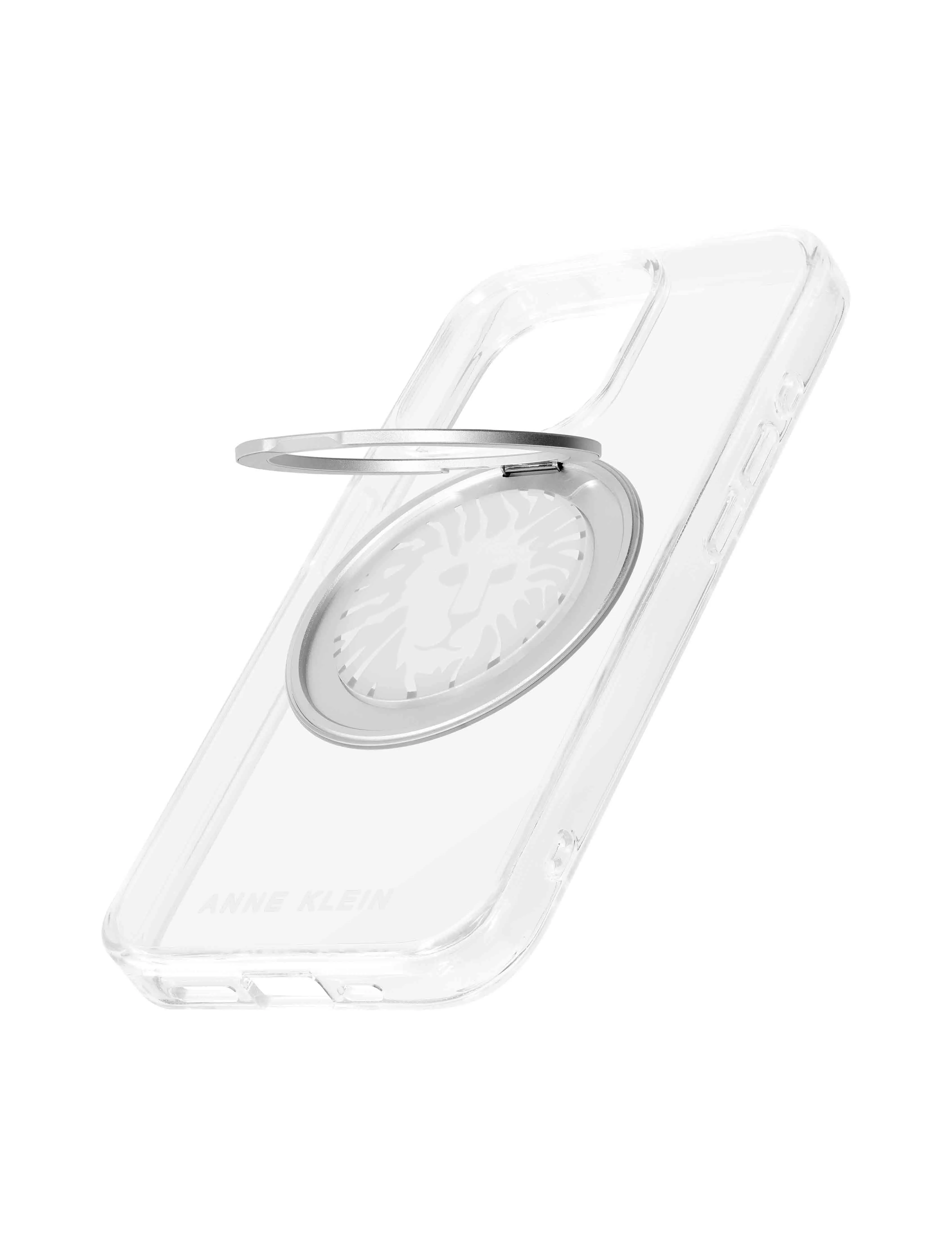 Protective Plastic Case with Rotating Ring for iPhone® 15 Pro