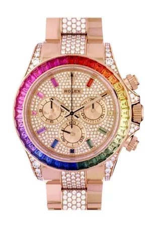 Rolex Cosmograph Daytona Everose Rainbow Watch 116595RBOW 116595