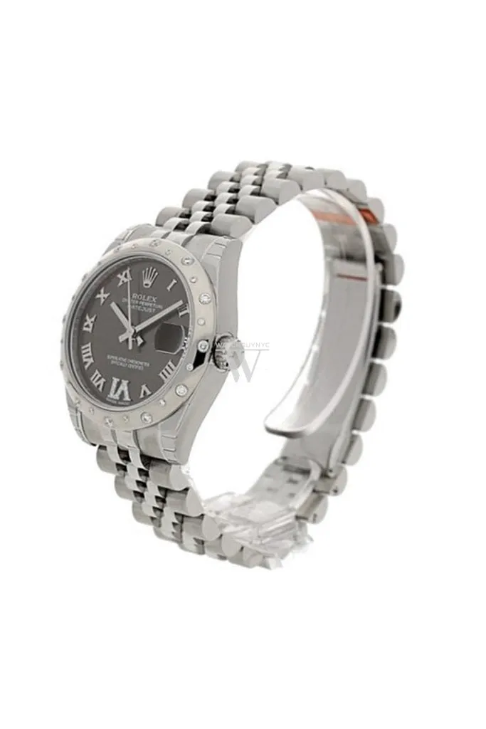 Rolex Datejust 31 Bronze Roman Large VI diamond Dial Diamonds Bezel Jubilee Ladies Watch 178344 Pre-owned