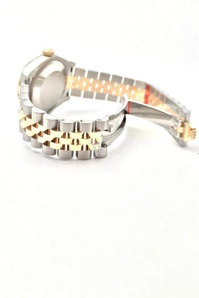 ROLEX Datejust 31 Champagne Dial 18k Yellow Gold Jubilee Ladies Watch 178243 Pre-owned