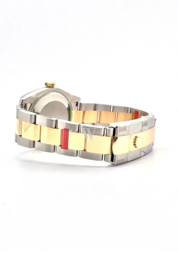 ROLEX Datejust 31 Champagne Dial 18k Yellow Gold Ladies Watch 178383 Pre-owned