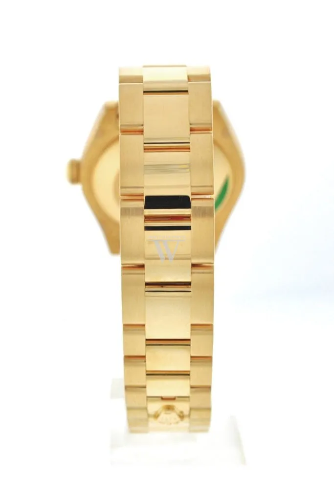 Rolex Datejust 31 Diamond Paved Dial Diamond Bezel Lug 18K Yellow Gold Ladies Watch 178158 Pre-owned